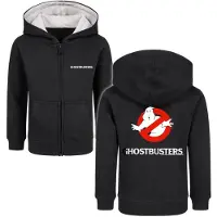 Ghostbusters Vestes à capuches pour enfants de - Metal-Kids - Logo - 92 - 116 - pour Enfants - noir - Taille 6 Ans