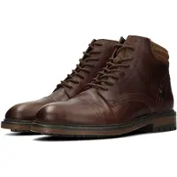 PS Poelman Bottines à lacets 'HOMBRE' marron