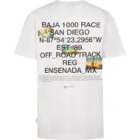 Petrol Industries T-Shirt 'Arena' beige / turquoise / noir / blanc