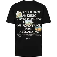 Petrol Industries T-Shirt 'Arena' beige / turquoise / noir / blanc