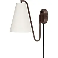 Globen Lighting Applique Murale , Lou, Bronze / laiton ancien, Salon / séjour, Tissu / textile, Design