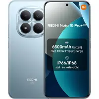 Xiaomi Redmi Note 15 Pro+ 5G Dual Sim 8 Go RAM 256 Go Glacier Blue