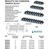 Blue Sea Systems Multiprise 12 Prises Avec Bornier 30a