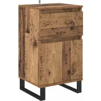 vidaXL Meuble de rangement latéral, Altholz, 35 x 40 x 70 cm, fabriqué en bois composite