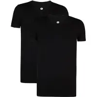 Petrol industries Blake Short Sleeve V Neck T-shirt 2 Units Noir L Homme