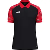 Jako Polo Sonic, taille : XL, couleurs : noir/rouge