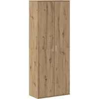 vidaXL Highboard Chêne Artisan 70 x 33,5 x 180 cm Matériau dérivé du bois