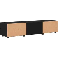 vidaXL Cabinet en Bois Noir 150 x 39 x 30 cm Bois d'ingénierie