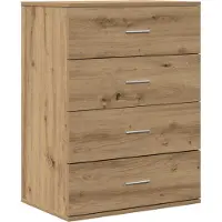 vidaXL Buffet en chêne Artisan 60 x 39 x 80 cm, aggloméré