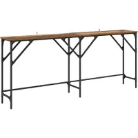 vidaXL Table console Bois Ancien 180 x 30 x 75 cm Bois d'ingénierie