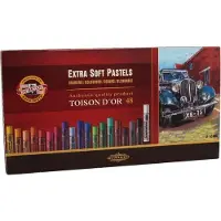 Taidepiste Set of Artist's Extra Soft Pastels Coffret de pastels secs 48 pièces