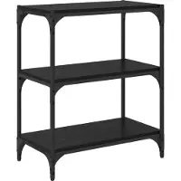 vidaXL Bibliothèque Chêne noir 60 x 33 x 70,5 cm