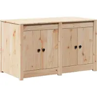 vidaXL Armoire de cuisine MEPPEL, aspect chêne brun, 106 x 55 x 64 cm