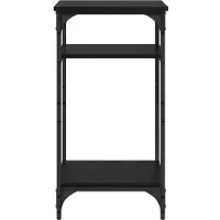 vidaXL Table d'appoint Chêne noir 40 x 30 x 75 cm Bois d'ingénierie