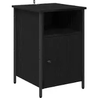 vidaXL Cabinet de chevet Chêne noir 40 x 42 x 60 cm Bois d'ingénierie