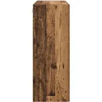 vidaXL Armoire murale, 2 pièces, bois de récupération, 69,5 x 34 x 90 cm, panneau de fibres de bois