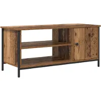 vidaXL Armoire TV vieux bois 100 x 40 x 45 cm Bois composite