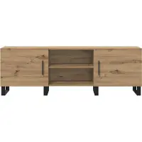 vidaXL Meubles TV 150 x 30 x 50 cm, imitation chêne artisanal, panneaux de particules