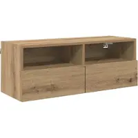 vidaXL Armoire TV Artisan-Chêne 80 x 30 x 30 cm Bois composite