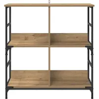 vidaXL Étagère chêne artisanal 78.5 x 33 x 82 cm Bois d'ingénierie