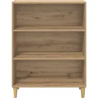vidaXL Buffet en chêne Artisan 69,5 x 32,5 x 90 cm, bois d'ingénierie