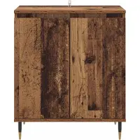 vidaXL Buffet vieux bois 60 x 35 x 70 cm Bois composite