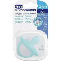 Chicco Sucette apaisante Soft Luxe menthe 2-6 mois