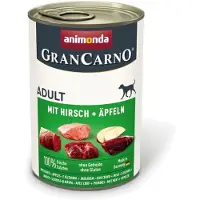 Animonda GranCarno Adult - Nourriture humide avec cerf et pommes pour chiens - 12x400 g