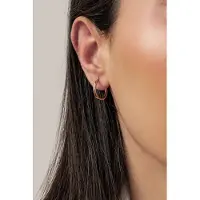Hey Happiness Boucles d'oreilles 'Luna' or rose