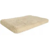Odol-Plusz Lit pour grand chien, lavable Coussin moelleux pour chien 120x80x7cm - BLANC