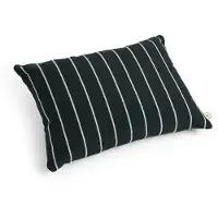 HAY Outdoor Market Coussin Black with beige stripe