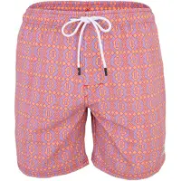 Brunotti Shorts de bain violet / orange / rouge
