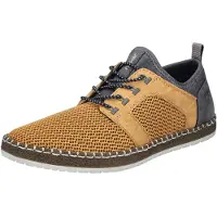 Rieker Chaussure à lacets safran / anthracite