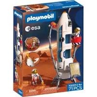 Playmobil Esa Rocket To Mars Construction Game Multicolore Enfants