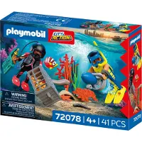 Playmobil 72078 Plongeurs de police et trésor