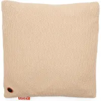Bodi-Tek Coussin chauffant confortable - Durable & sans fil - Infrarouge - 45x45 cm - Beige - Tissu tricoté - Grande batterie