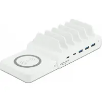 DeLOCK USB + kabelloses Ladegerät 2xUSB-C PD + 3xUSB-A 110 W