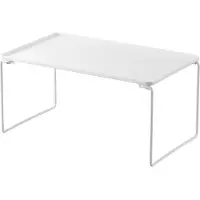 Yamazaki Stapelbares Klappregal M TOWER, Organisateurs de cuisine, Blanc
