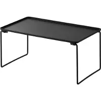 Yamazaki Stapelbares Klappregal M TOWER, Organisateurs de cuisine, Noir