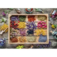 Nathan - Puzzle de 1500 pièces - Plantes médicinales - 14 ans et plus - Assemblage parfait - Collection de photographies artistiques - 12001818