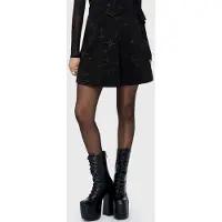 Killstar Jupe courte Gothic de - Beneath the Eclipse - Ethereal Night - Jupe - XS - 4XL - pour Femme - noir - Taille XS