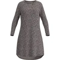 Tom Tailor Chemise de nuit caramel / brocart / noir