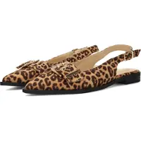 POSH by Poelman Ballerines à lanières 'CECILE' marron