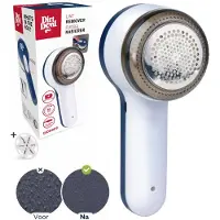 Dirt Devil Rasoir à peluches DD609 - Rasoir à peluches pour vêtements, rechargeable via USB-C - 30 minutes d'autonomie - Blanc et bleu