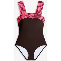 Bonprix Maillot 1 pièce sculptant à bretelles larges, maintien modéré