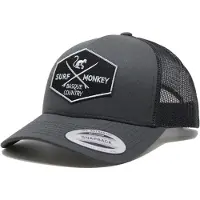 Surf Monkey Casquette de sport gris foncé