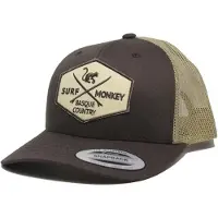 Surf Monkey Casquette de sport brun foncé