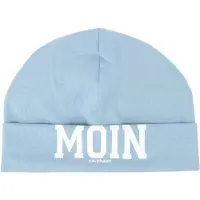 Salzhaut Bonnet 'Bries' bleu clair / noir / blanc