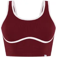 SMILODOX Soutien-gorge de sport bordeaux