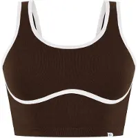 SMILODOX Soutien-gorge de sport marron